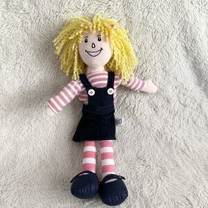 Scholastic Side Kicks Clifford Emily Elizabeth Yarn Hair Plush Doll Book Buddy